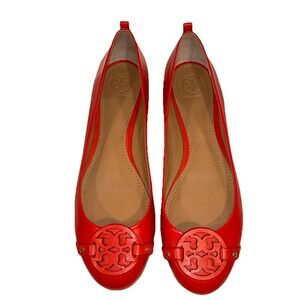 NWOB Tory Birch Gabriel Ballet Flat Red Woman's 9.5